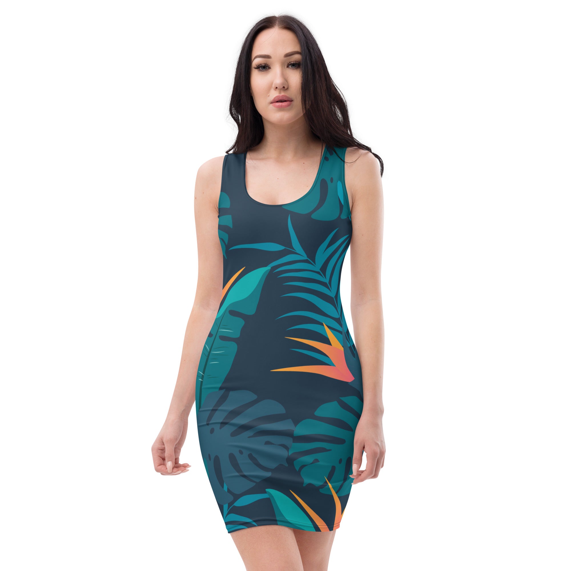 Spring Dress | Tropical Pattern 3