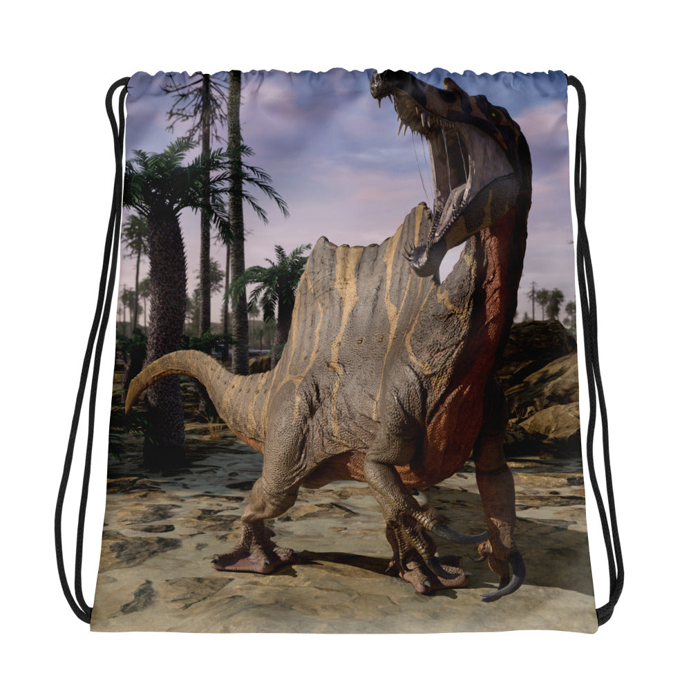 Drawstring Bag | Red Spinosaurus
