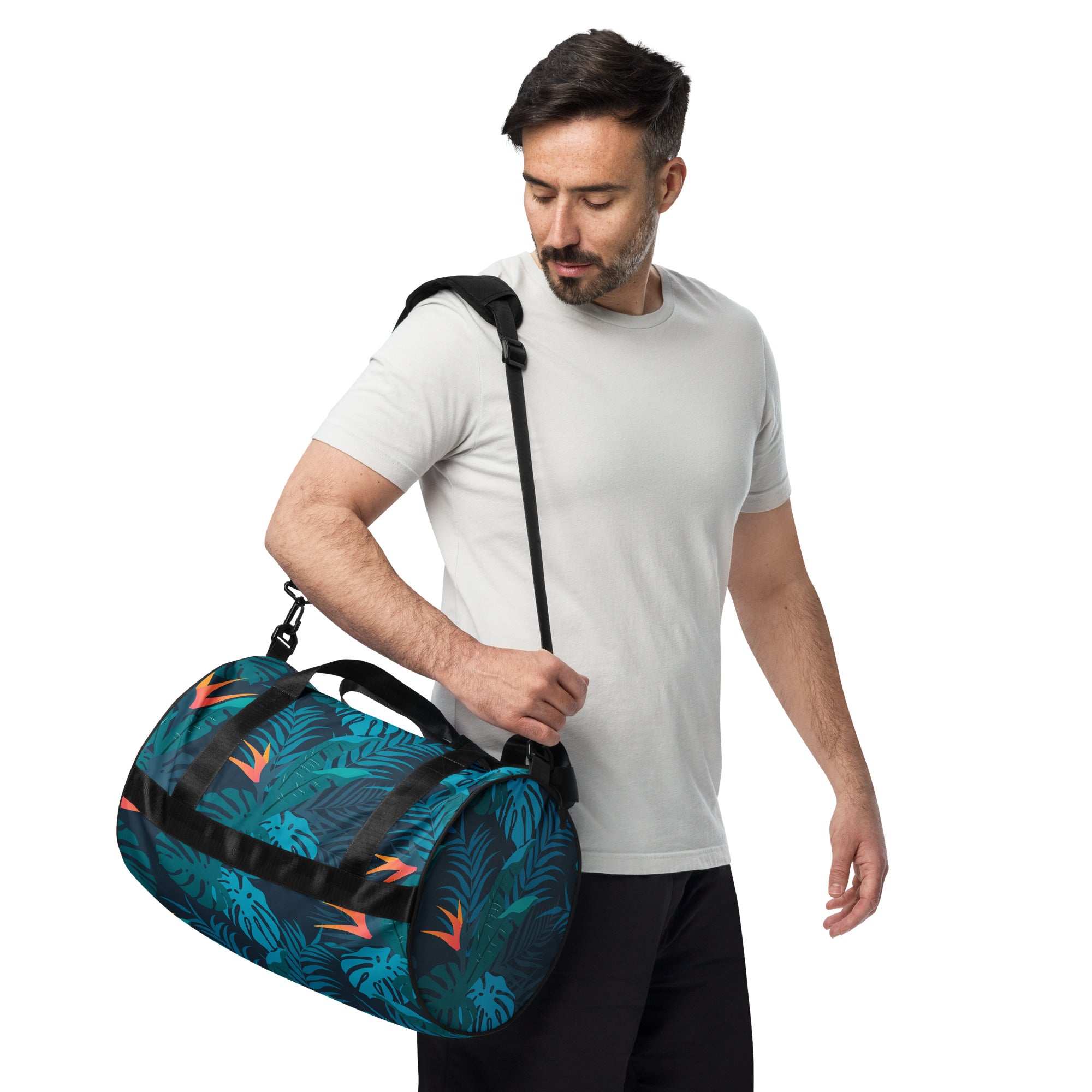 Small Gym Bag | Tropical Pattern 3