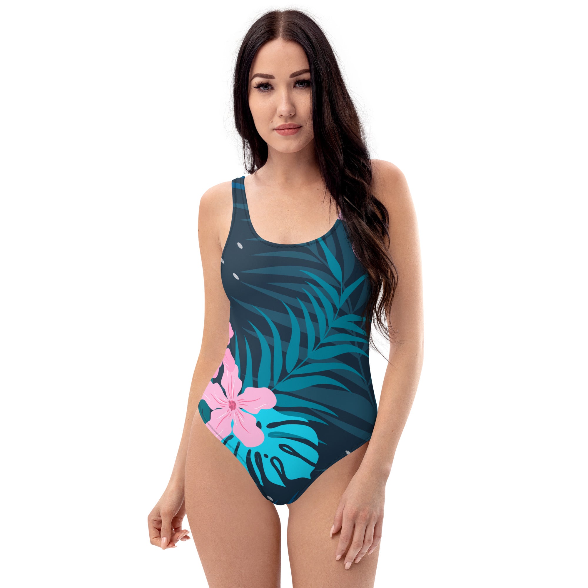 One-Piece Swimsuit | Tropical Pattern 1