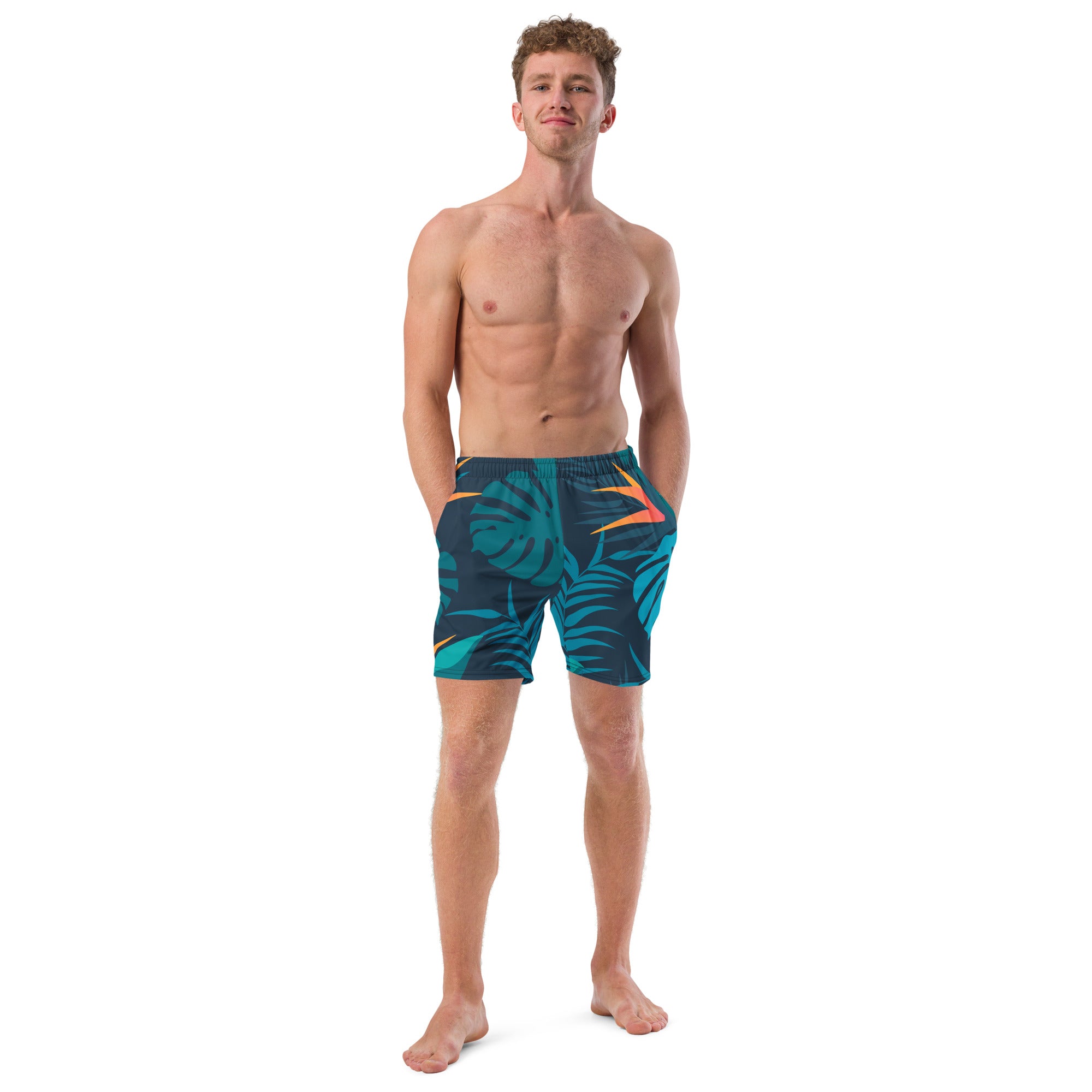 Swim Trunks | Tropical Pattern 3