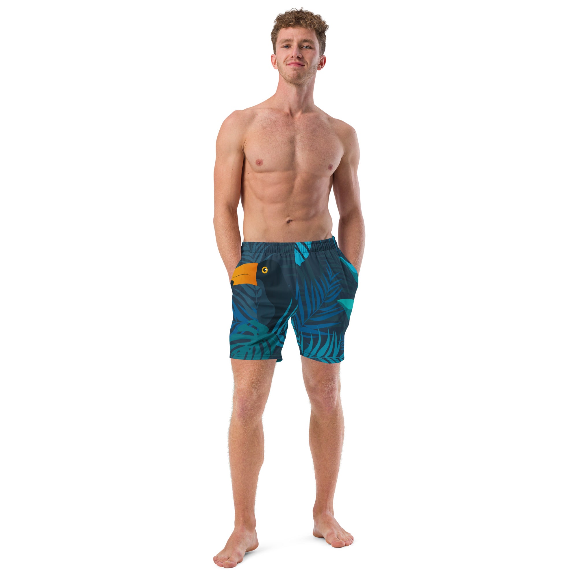 Swim Trunks | Tropical Pattern 4