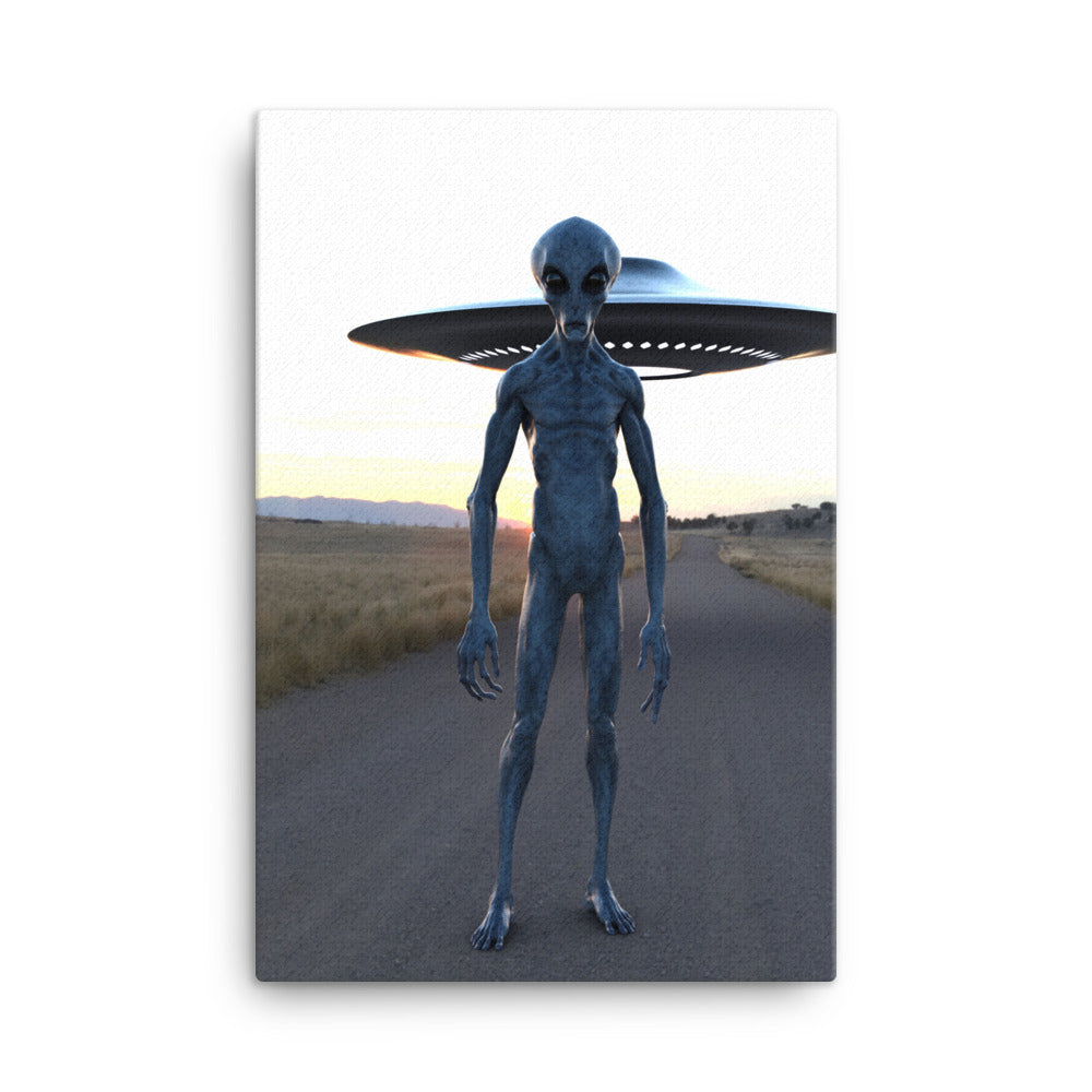 Canvas | Alien Visitor