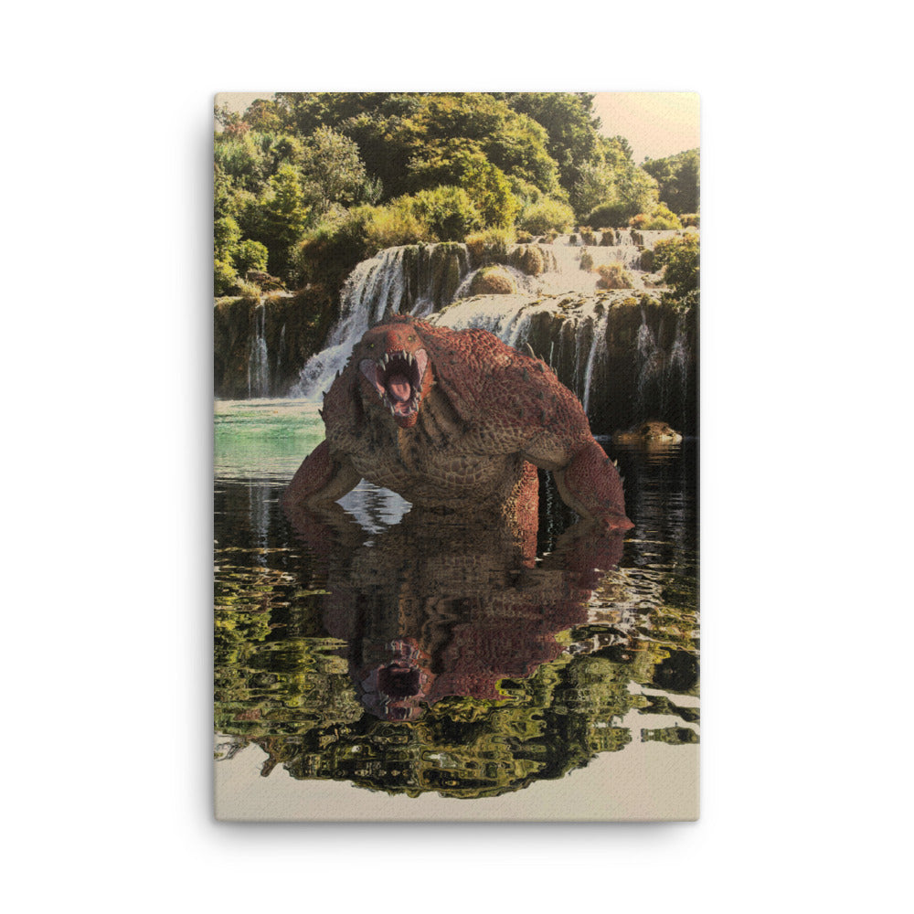 Canvas | Carno Reptilian in Lake