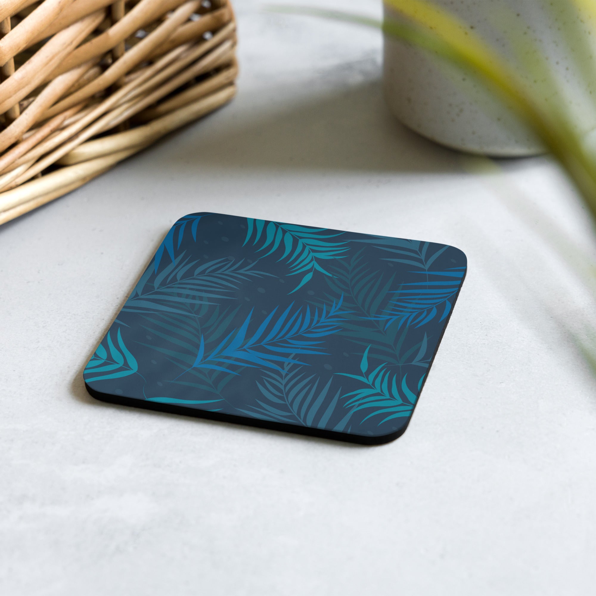 Cork-back Coaster | Tropical Pattern 2