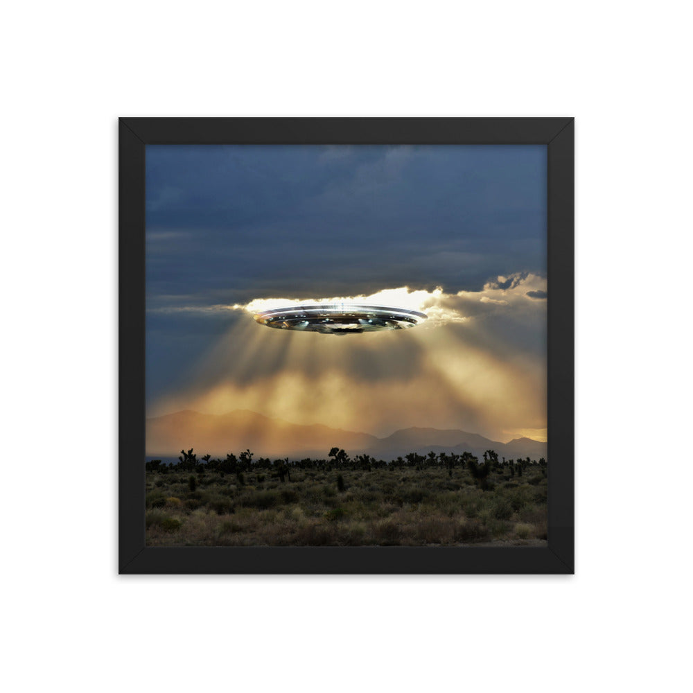 Framed Poster | AREA 51 UFO-03