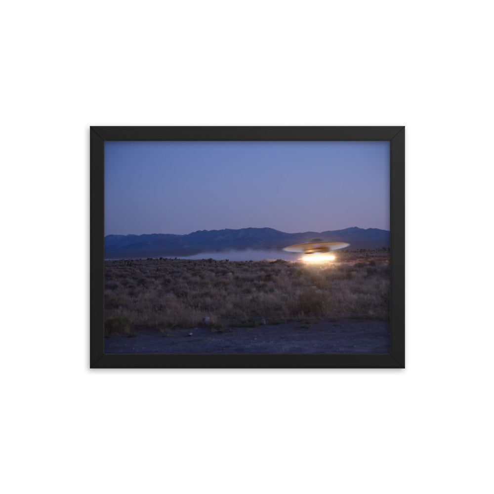 Framed Poster | AREA 51 UFO-02