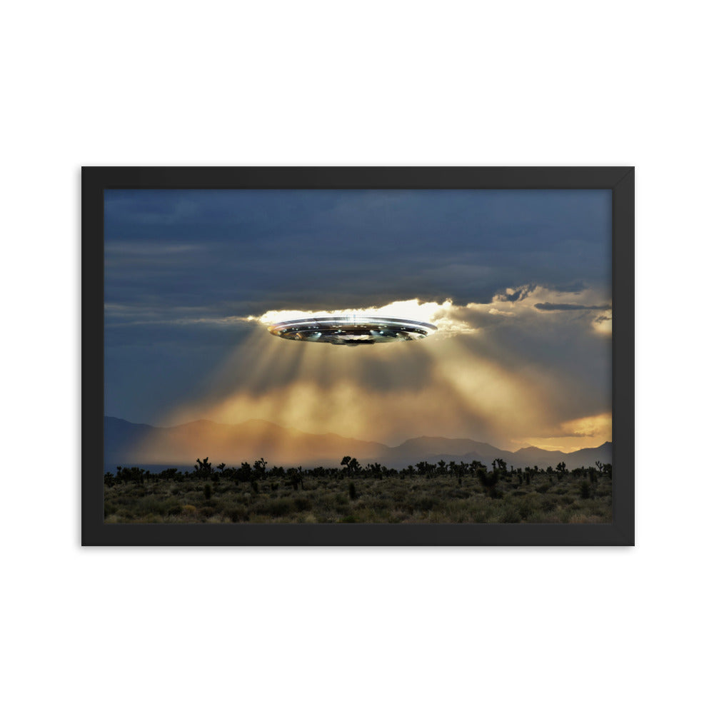 Framed Poster | AREA 51 UFO-03