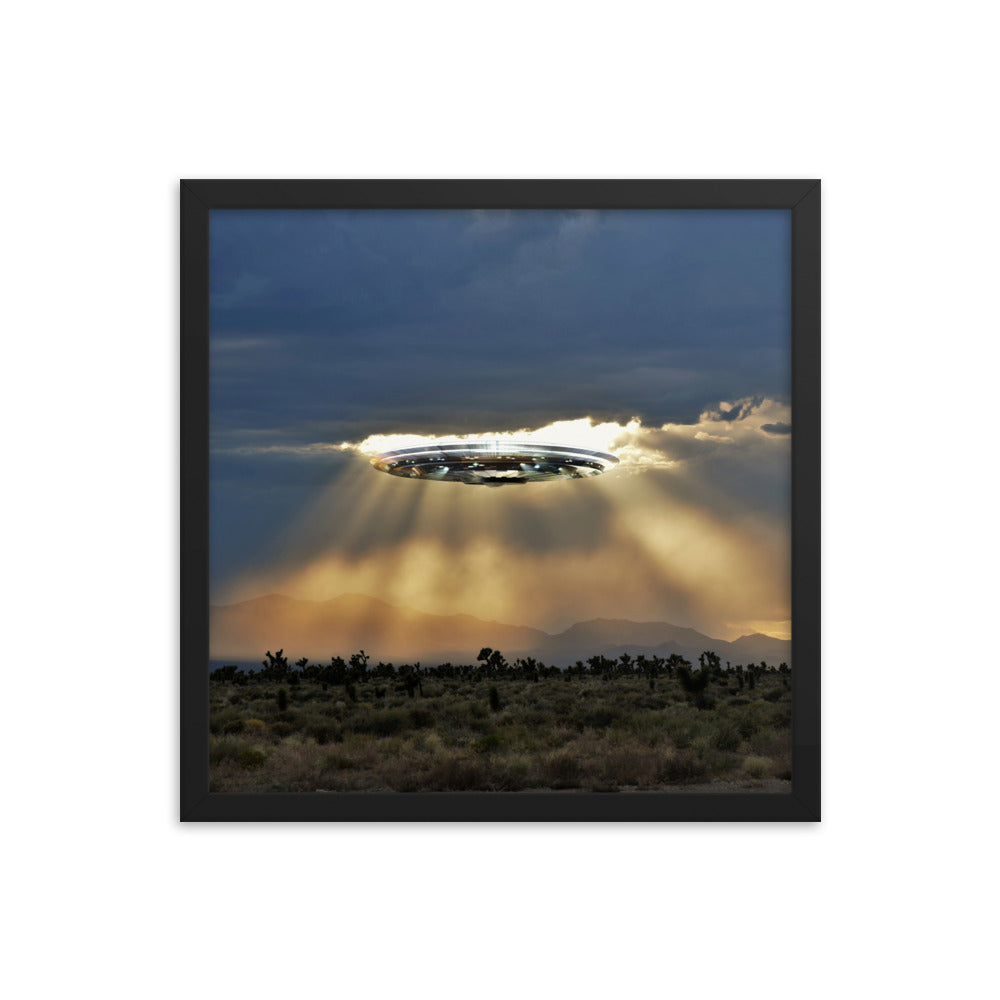 Framed Poster | AREA 51 UFO-03