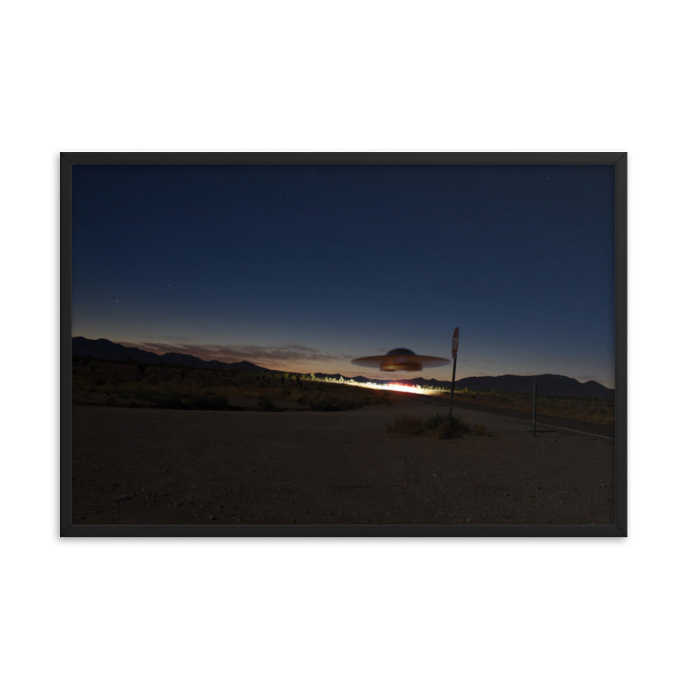 Framed Poster | AREA 51 UFO-05