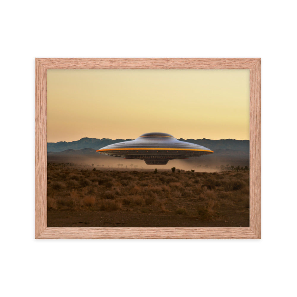 Framed Poster | AREA 51 UFO-17