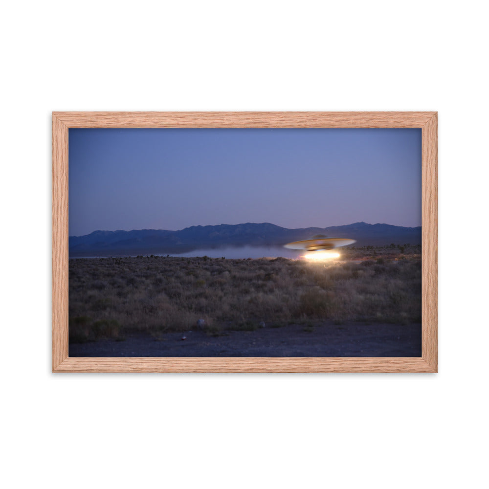 Framed Poster | AREA 51 UFO-02
