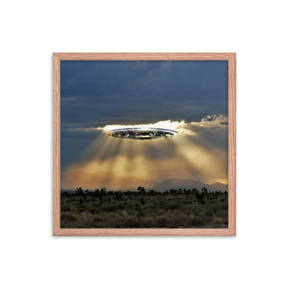 Framed Poster | AREA 51 UFO-03
