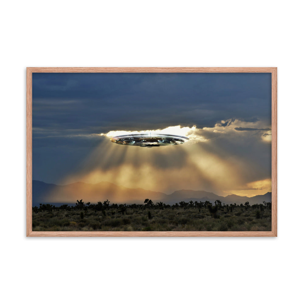Framed Poster | AREA 51 UFO-03