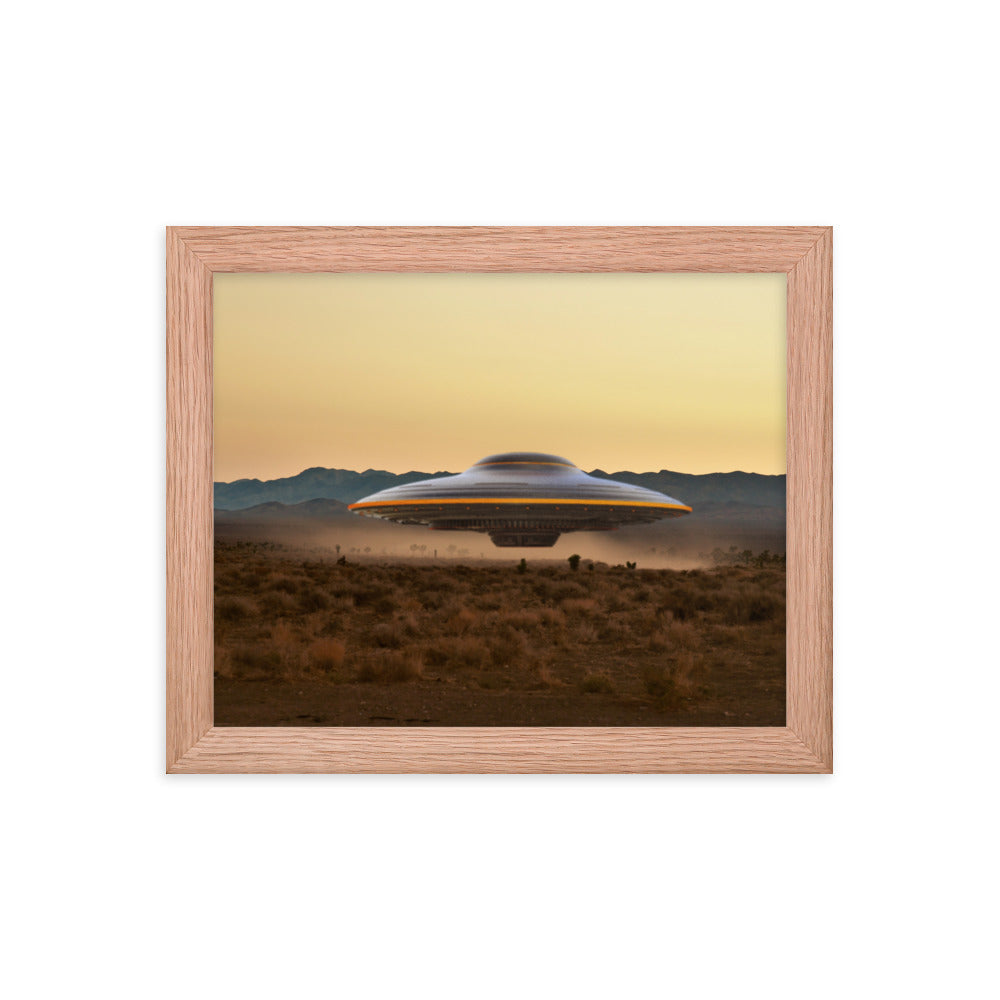 Framed Poster | AREA 51 UFO-17