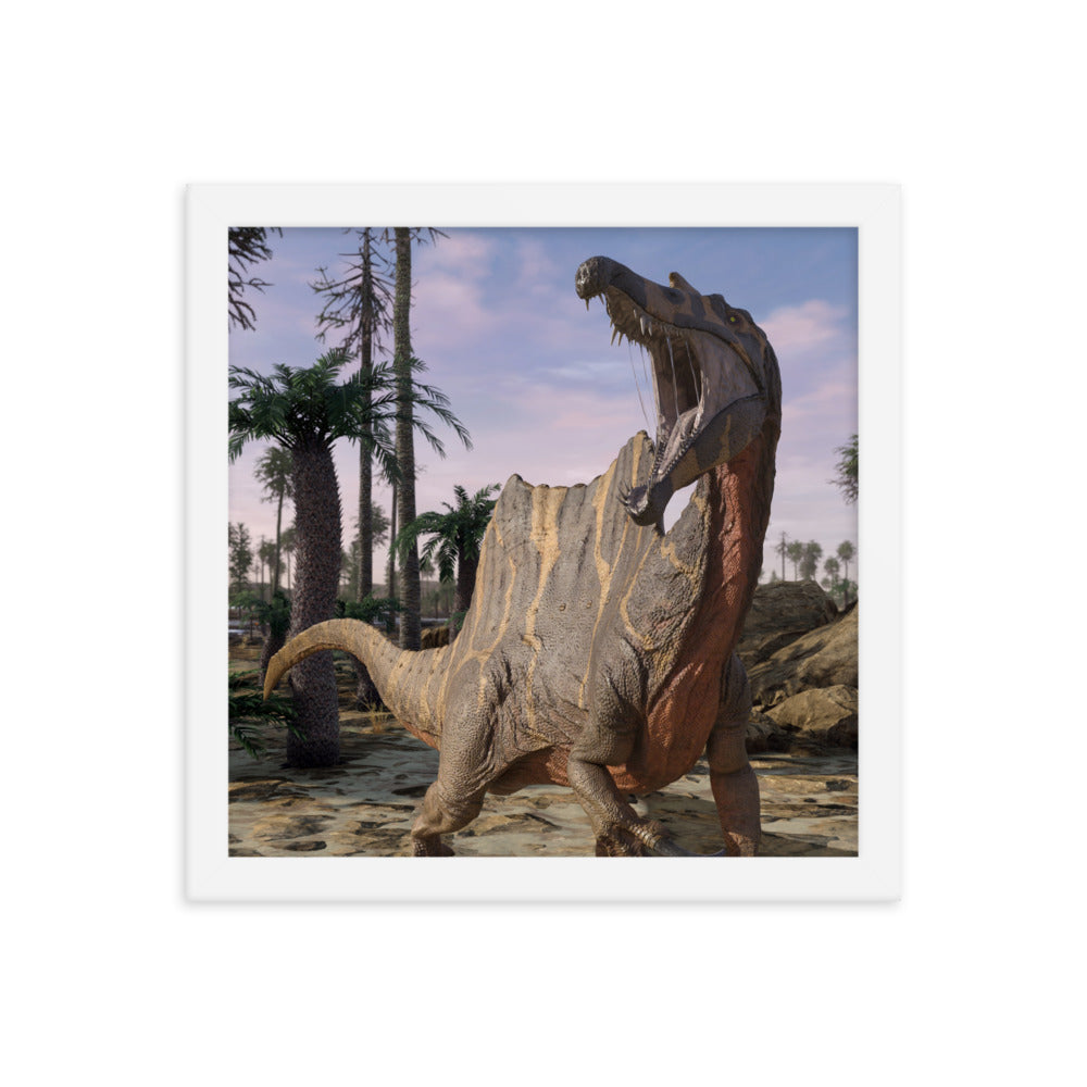 Framed Poster | Red Spinosaurus