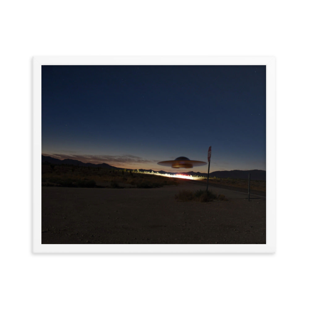 Framed Poster | AREA 51 UFO-05