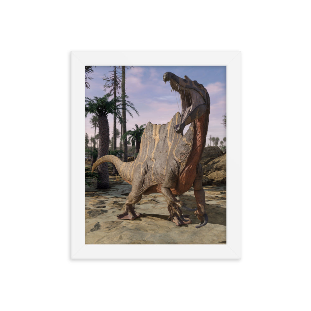 Framed Poster | Red Spinosaurus