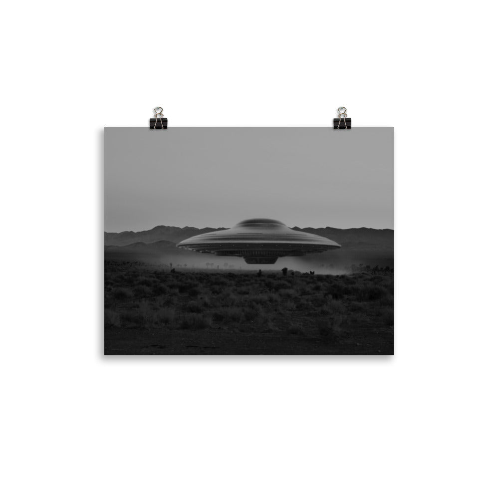 Poster | AREA 51 UFO-17 Monochrome