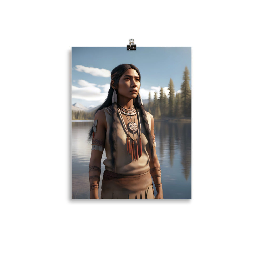 Poster | Native American Girl 2