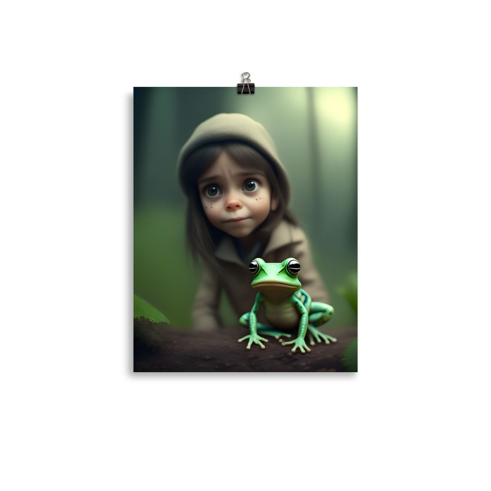 Poster | Frog and Girl