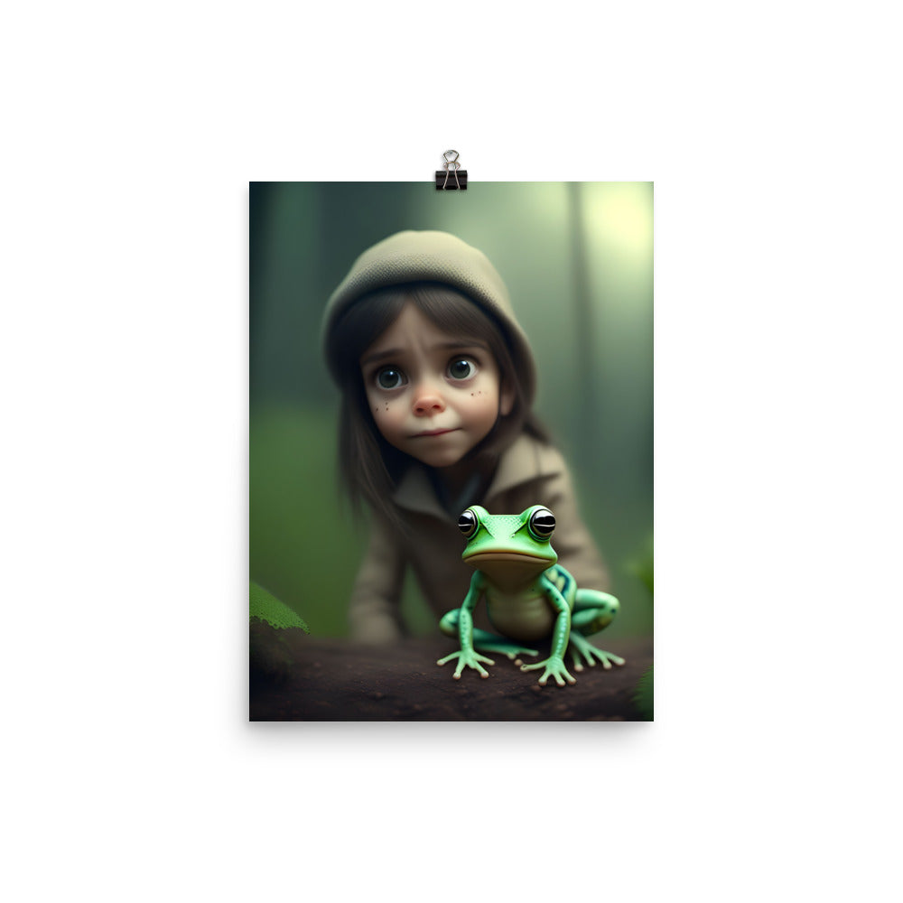 Poster | Frog and Girl