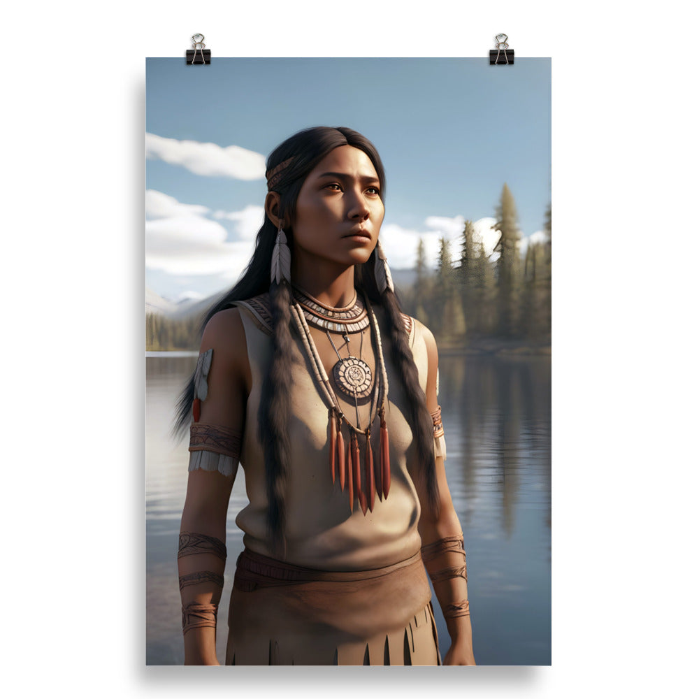 Poster | Native American Girl 2