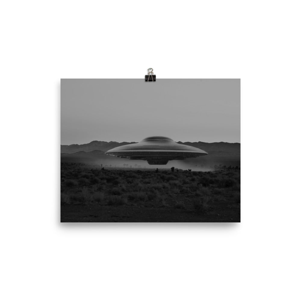 Poster | AREA 51 UFO-17 Monochrome