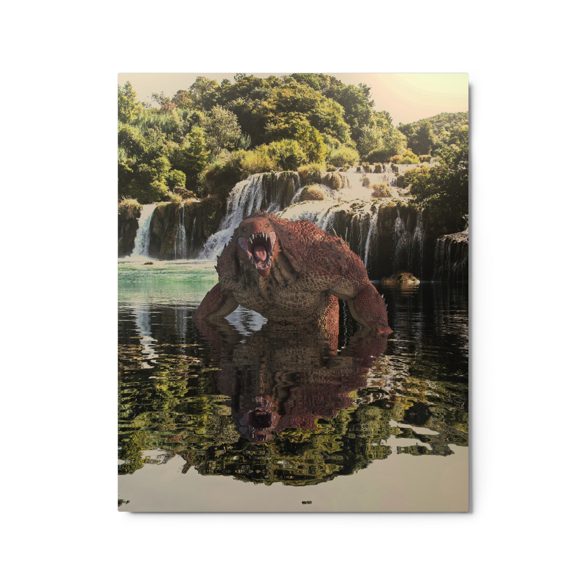 Metal Prints | Carno Reptilian in Lake