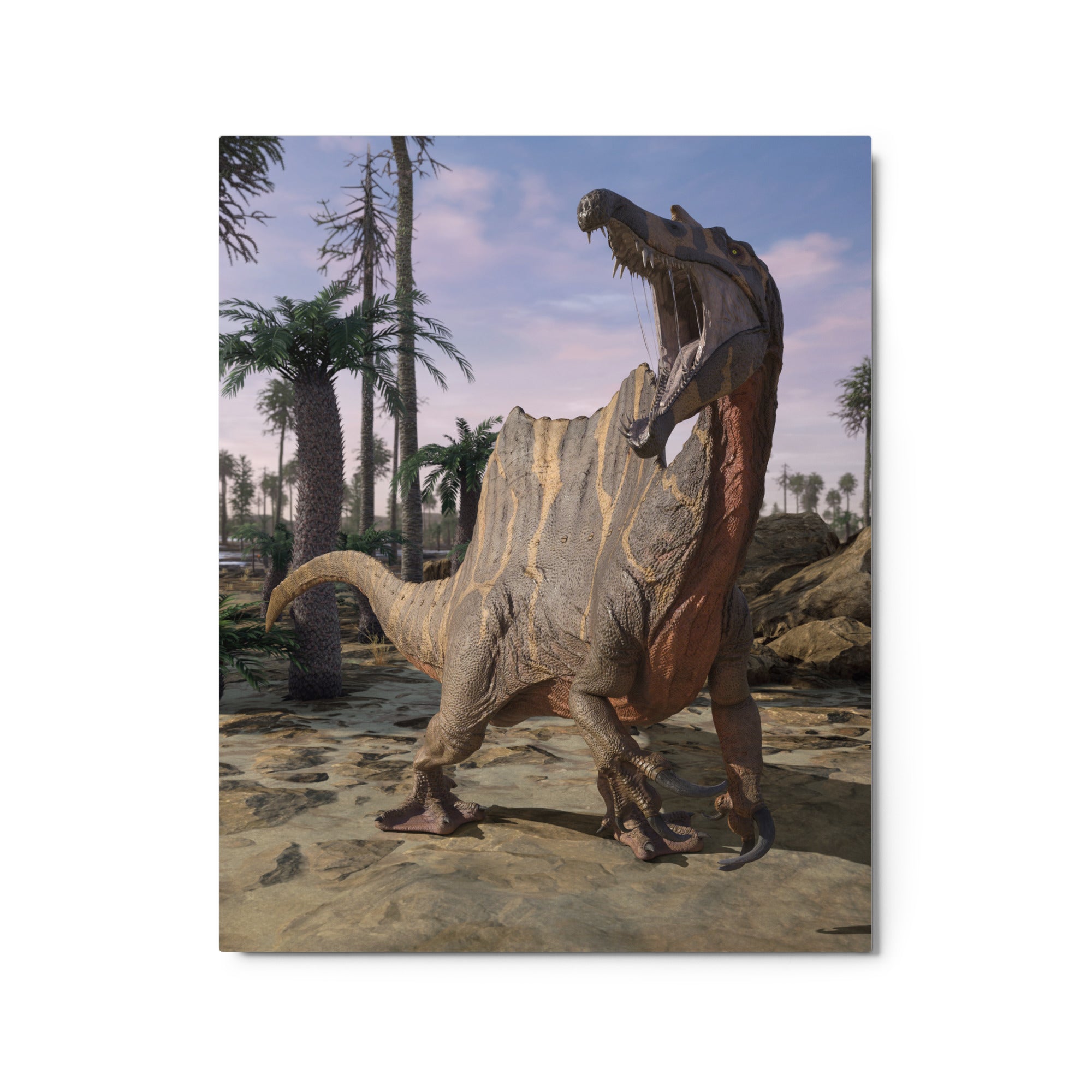 Metal Prints | Red Spinosaurus
