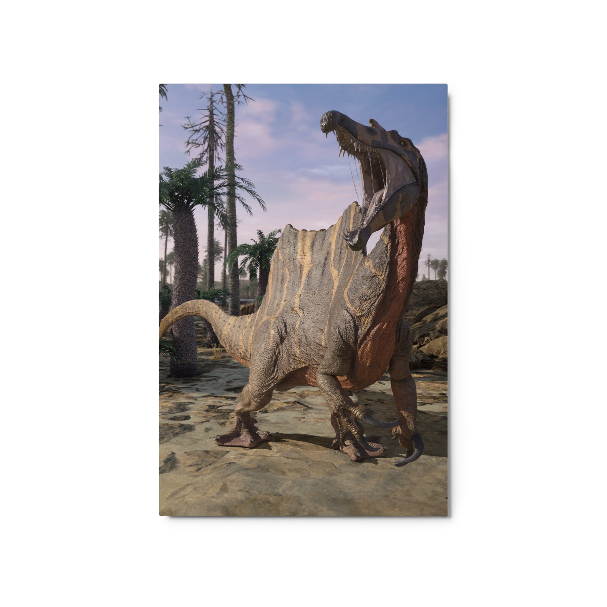 Metal Prints | Red Spinosaurus