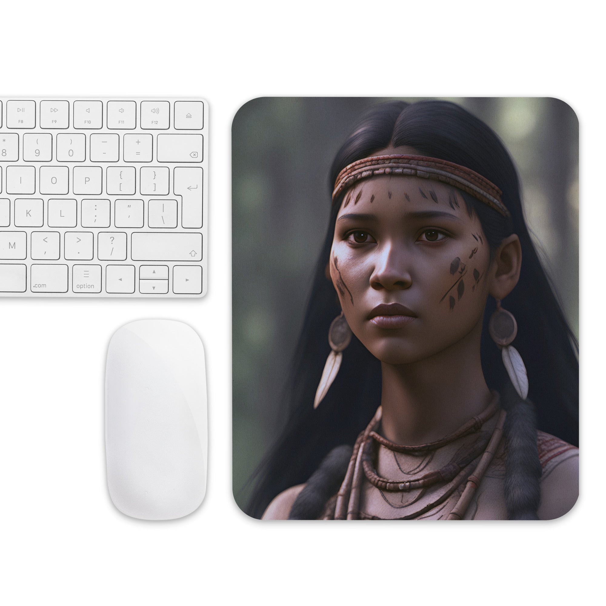 Mouse Pad | Native American Girl 1
