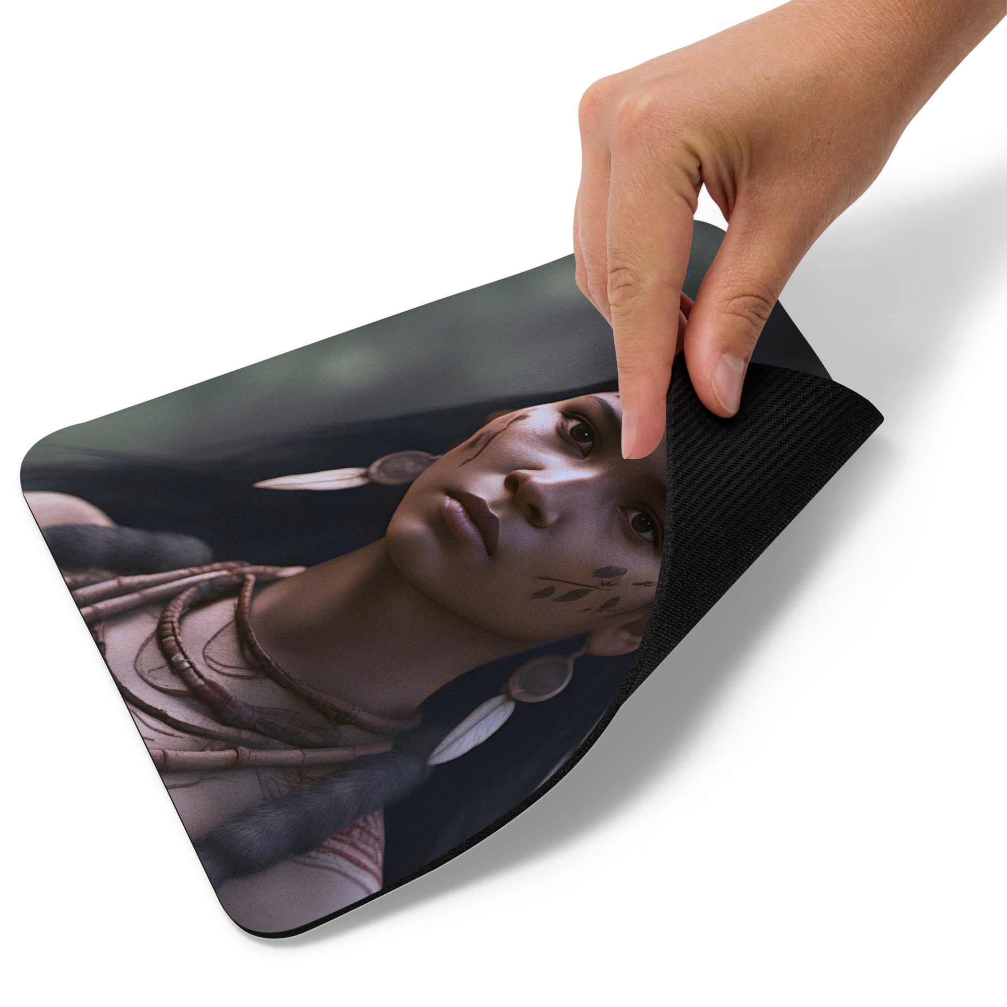 Mouse Pad | Native American Girl 1
