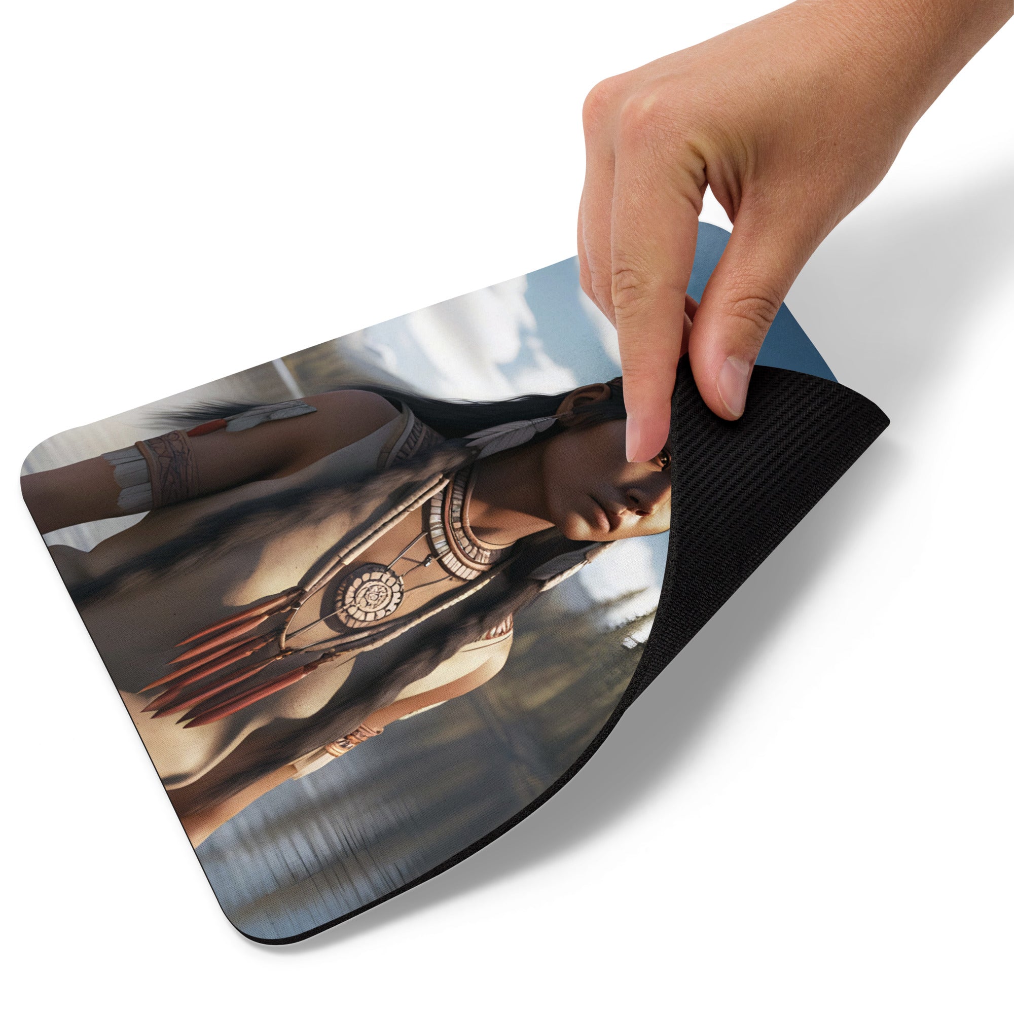 Mouse Pad | Native American Girl 2
