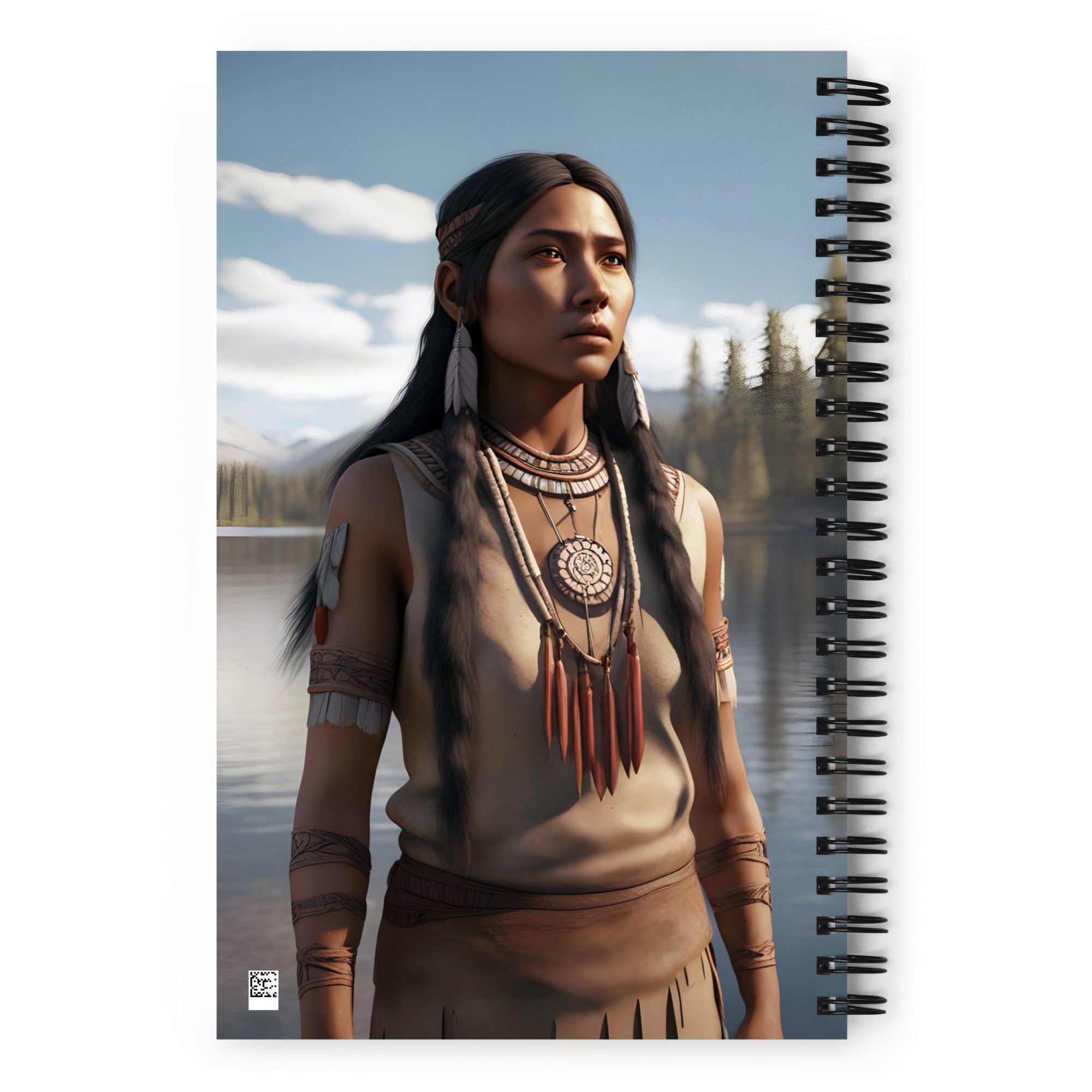 Spiral Notebook | Native American Girl 2