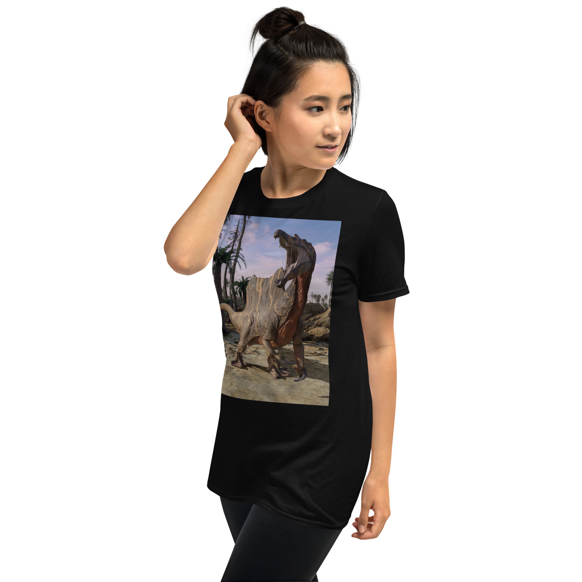 T-Shirt | Gildan 64000 | Red Spinosaurus