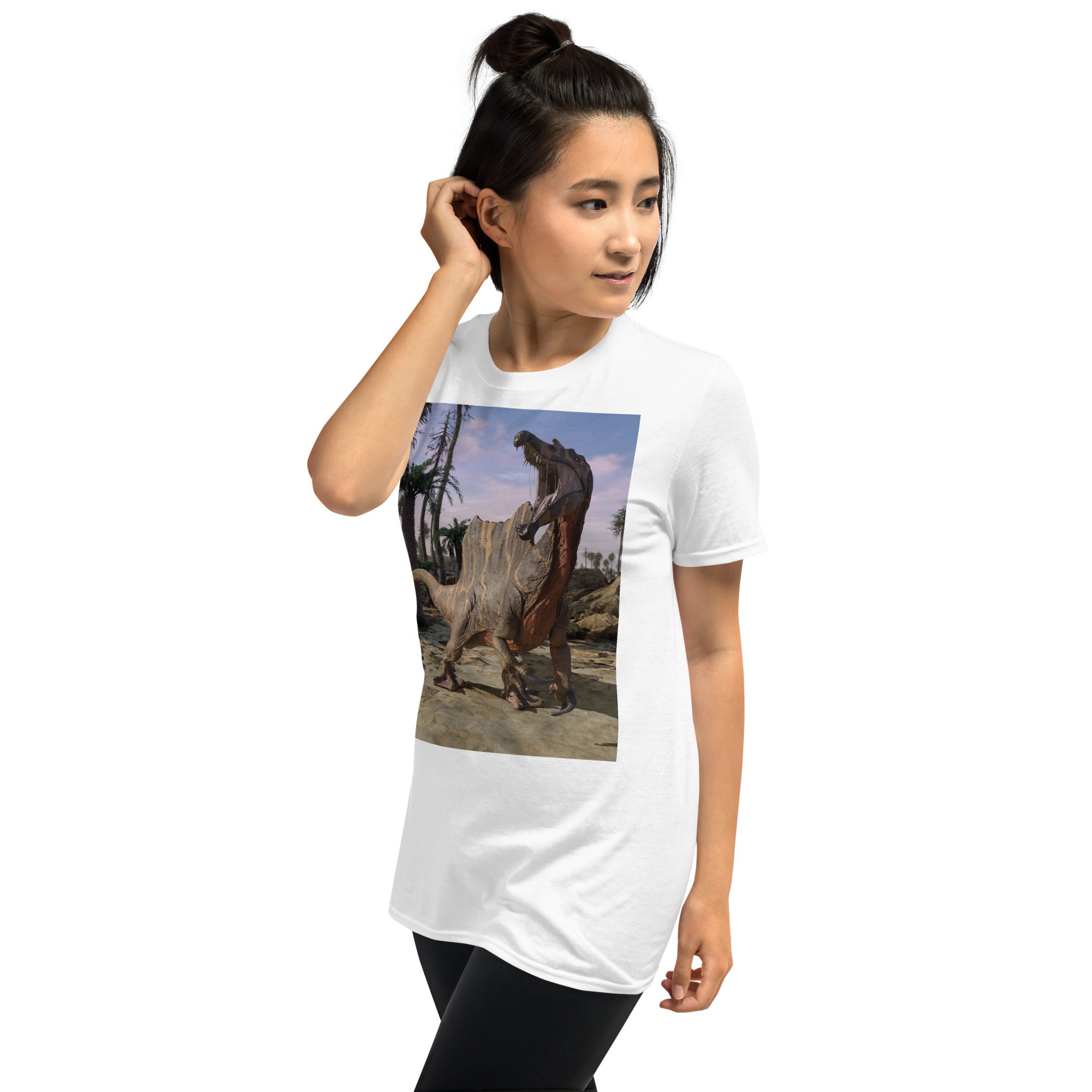 T-Shirt | Gildan 64000 | Red Spinosaurus
