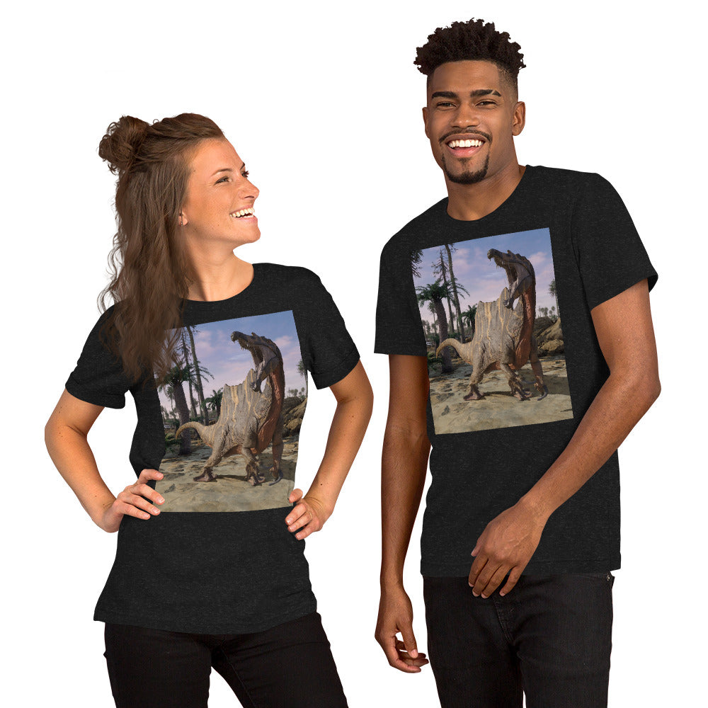 T-Shirt | Bella + Canvas 3001 | Red Spinosaurus