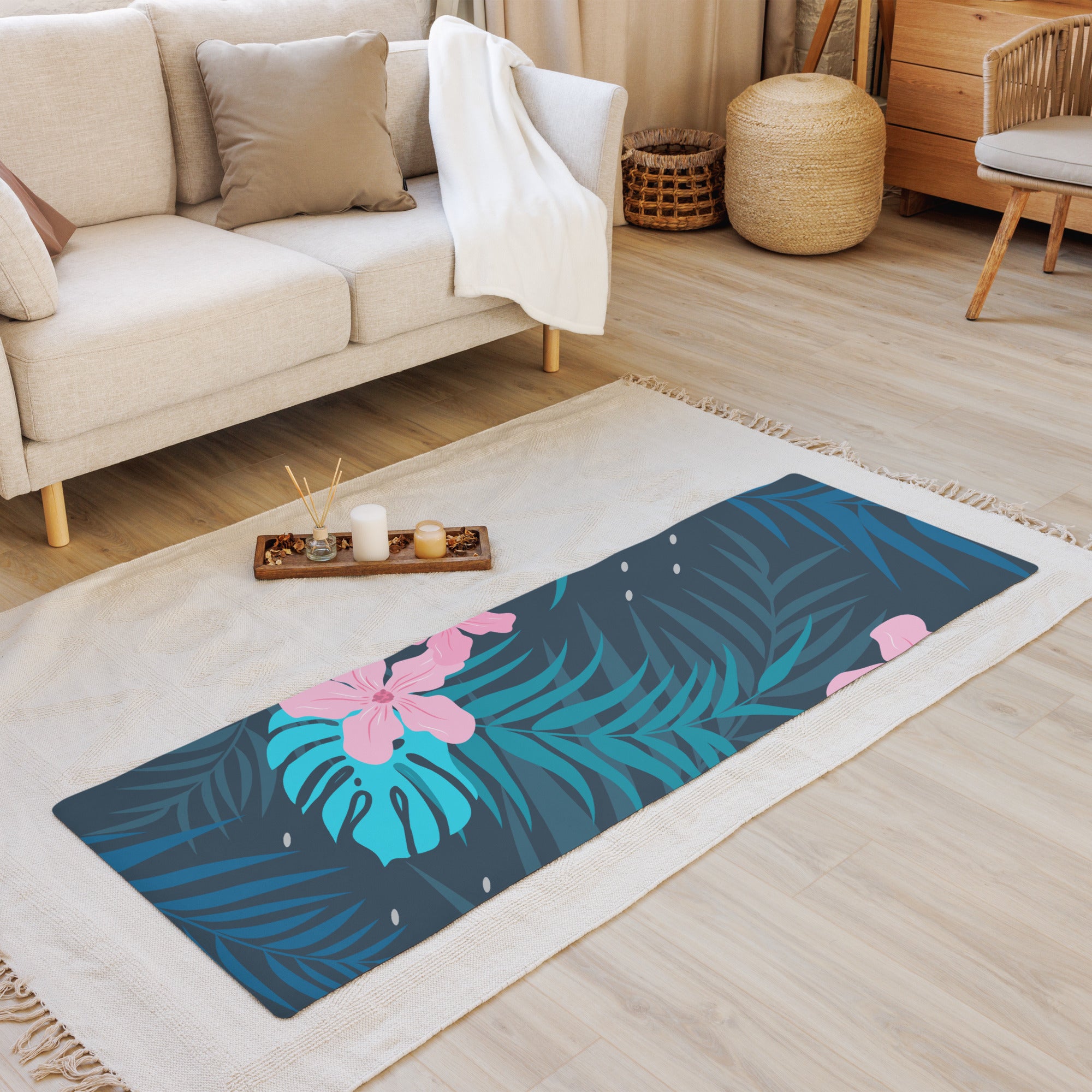 Yoga Mat | Tropical Pattern 1